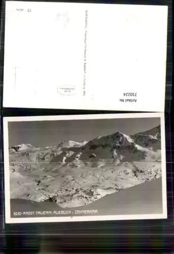 710224 Foto AK Radstädter Tauern Ausblick v. Zehnerkar Obertauern pub Helff 3250
