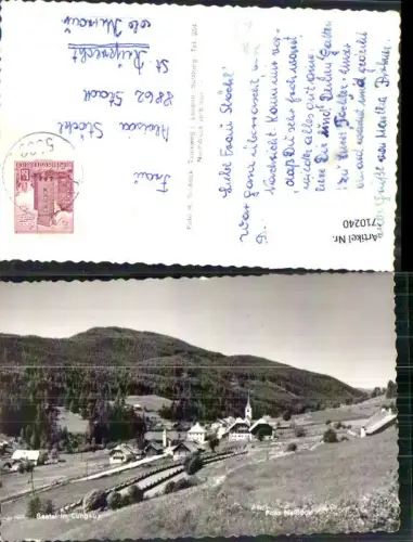 710240 Foto AK Seetal im Lungau Ansicht m. Kirche Gemeinde Tamsweg