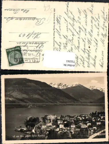 710261 Zell am See geg. Hohen Tauern Stempel Zell am See