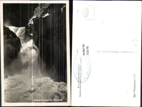 710278 Foto AK Liechtensteinklamm Kesselfall St Johann im Pongau