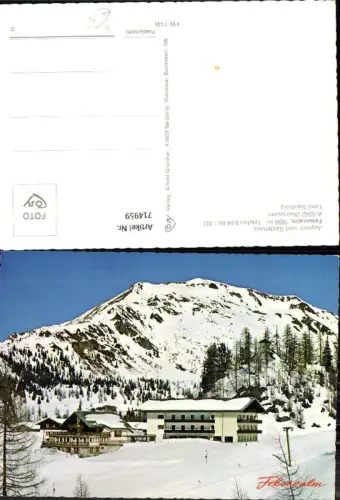 714959 Felseralm Obertauern Jugend- u. Gästehaus Winteransicht