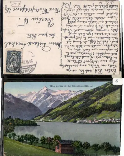 62056,Zell am See Kitzsteinhorn COLOR 1920 Jurischek 2849