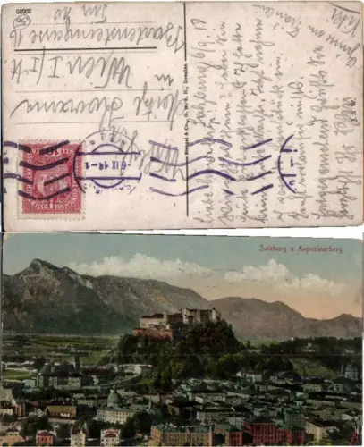 62066,Salzburg vom Kapuzinerberg pub Stengel Co 20535