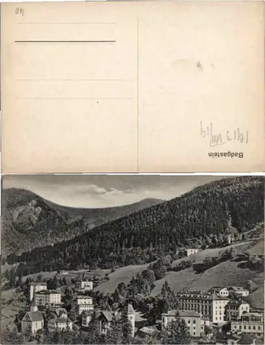 62092,Rare FotoAK Badgastein Ortsrand 1917