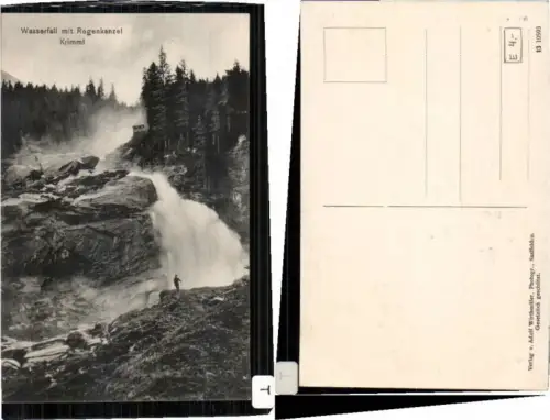 62096,Wasserfall bei Krimml Regenkanzel