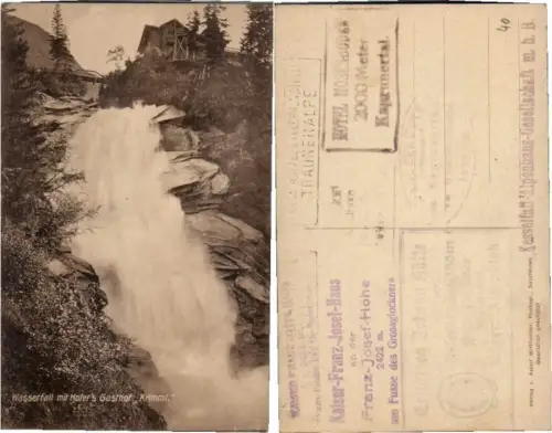 65226,Krimml Wasserfall beim Gasthaus Hofer