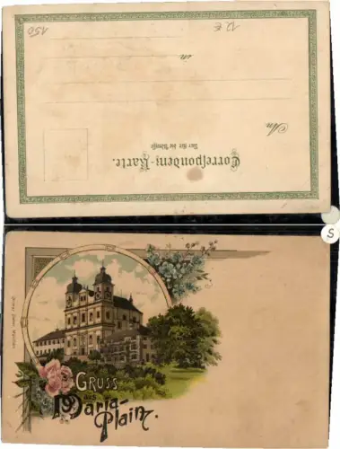 65244,Litho Gruß aus Maria Plain b. Salzburg Zieher pub.