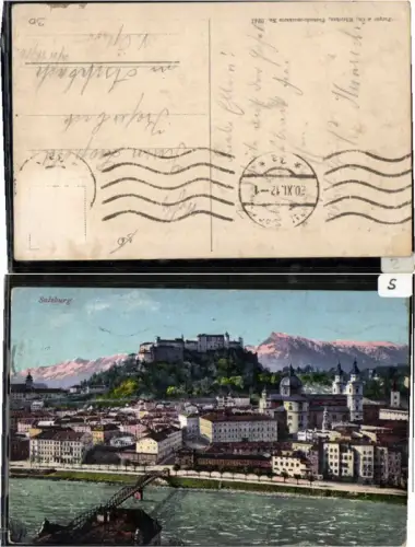 65249,Salzburg COLOR m. Festung pub Purger Co 9241