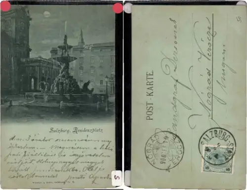 65251,Mond AK Salzburg Residenzplatz pub Würthle 24