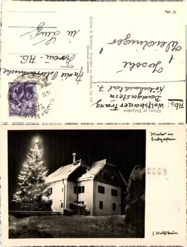 67895,Fotokarte Winter in Badgastein Hausansicht