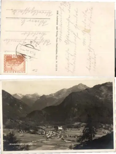 69280,Fotokarte Mauterndorf im Lungau 1930 pub Knollmüller 619-118