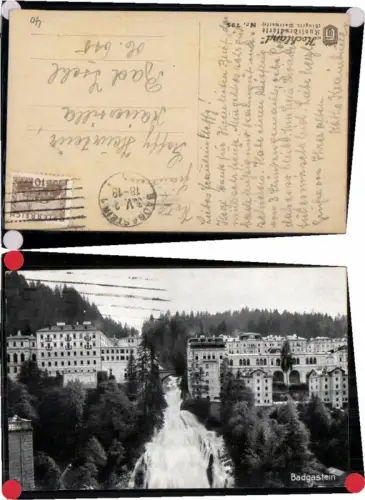 70819,Badgastein Partie z.d. Hotels pub Hochland 795