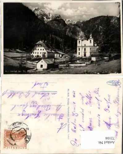 72104,Kirchental b. St Martin Lofer Unken 1930