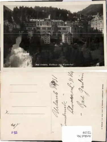 72139,Bad Gastein Badgastein Hotel m. Wasserfall