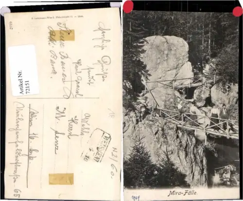 72151,Mirafälle Mira Fälle Pernitz Ötschergräben Ledermann 6157