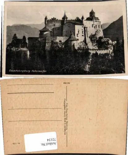 72154,Gauschulungsburg Hohenwerfen Werfen