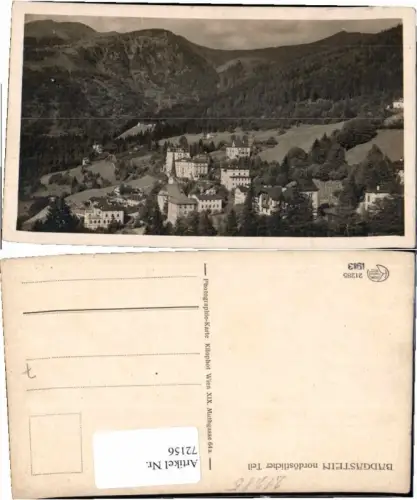 72156,Badgastein Nordöstlicher Teil Kilophot 21285