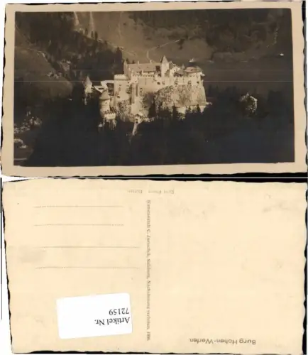 72159,Fliegeraufnahme Werfen Hohenwerfen