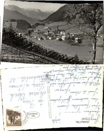 72197,Rußbachsaag Rußbach b Hallein Salzburg