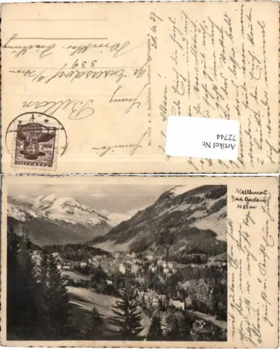 72744,Badgastein Partie 1930
