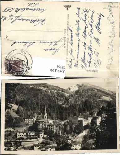 72761,Badgastein Totale 1925