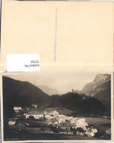 72763,FotoAK Werfen Partie zum Ort 1924