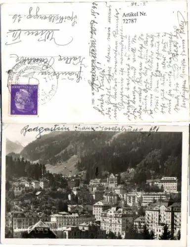 72787,Badgastein Franz Josefsstrasse 1941