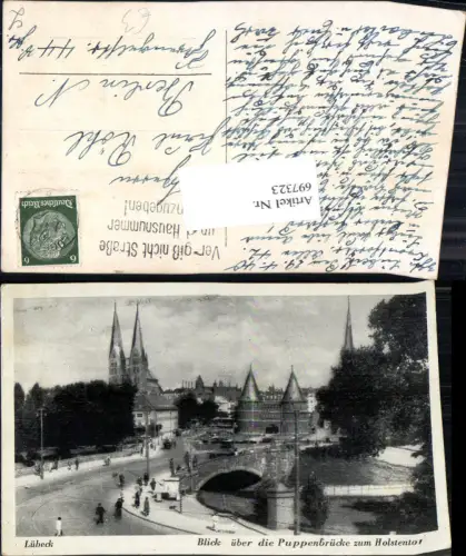 697323 Lübeck Puppenbrücke Holstentor