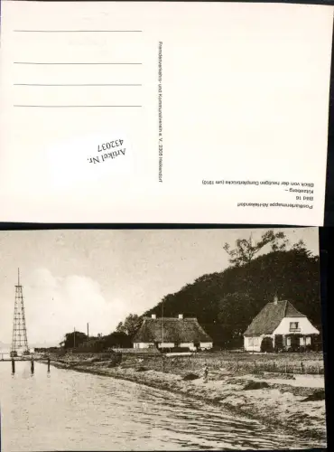 432037,Repro Alt-Heikendorf Kitzeberg von d. Dampferbrücke 1910