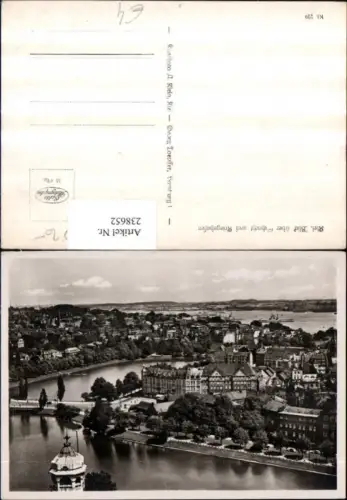 238652,Kiel Totale Blick über Schacht u. Kriegshafen