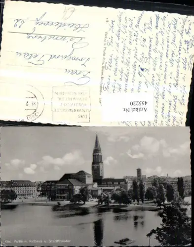455220,Kiel Partie m. Rathaus u. Stadttheater
