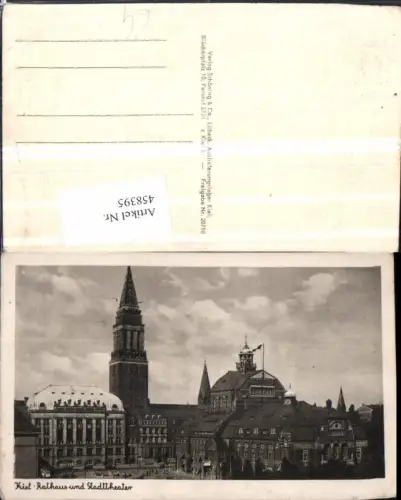 458395,Kiel Rathaus u. Stadttheater Theater