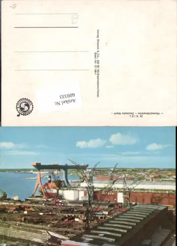 609333,Kiel Howaldtswerke Deutsche Werft Hafen Schiff
