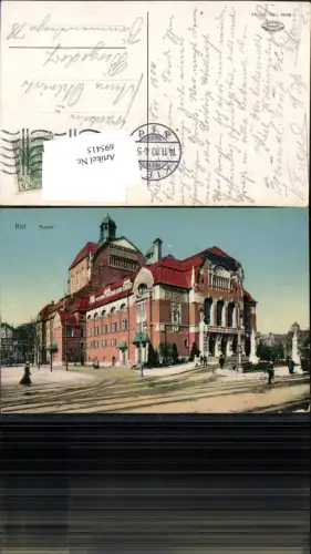 695415 Kiel Theater Partie 1910 gel n. Bergedorf