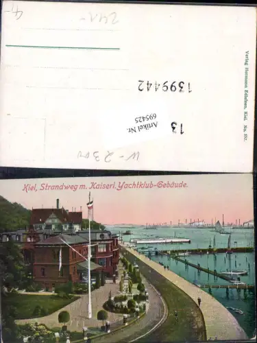 695425 Kiel Strandweg Kaiserlicher Yachtclub Gebäude