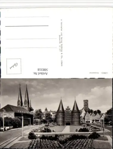 508318,Lübeck Holstentor Tor Kirche Türme