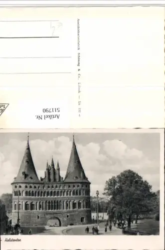 511790,Lübeck Holstentor Tor