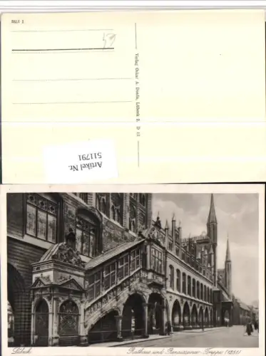 511791,Lübeck Rathaus u. Renaissance-Treppe