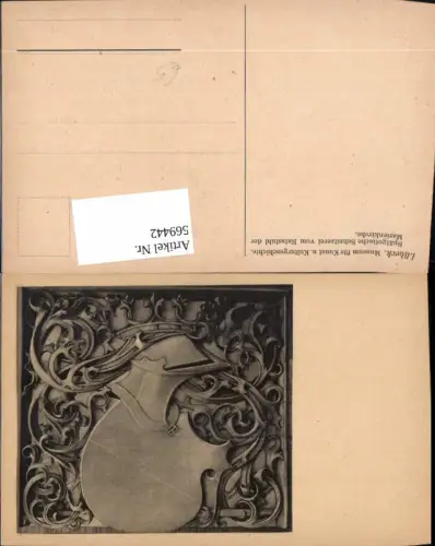 569442,Lübeck Museum f. Kunst Schnitzerei Gotisch Ratsstuhl Marienkirche