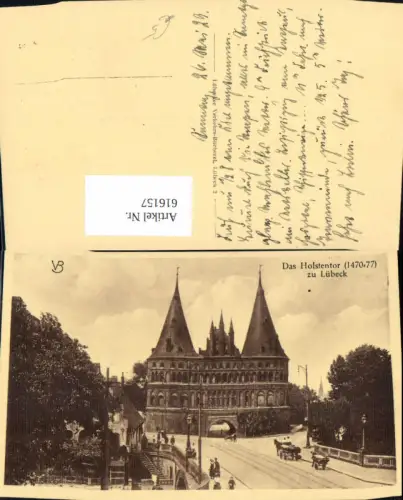 616157,Lübeck Holstentor Kutsche