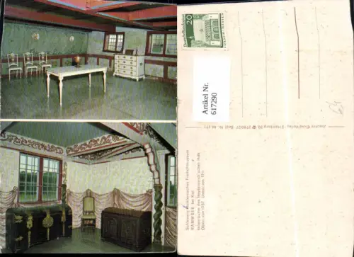 617290,Mehrbild Ak Rammsee b. Kiel Freilichtmuseum Schleswig-Holstein Interieur