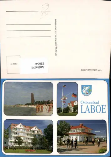 636047,Mehrbild Ak Ostseebad Laboe Kiel