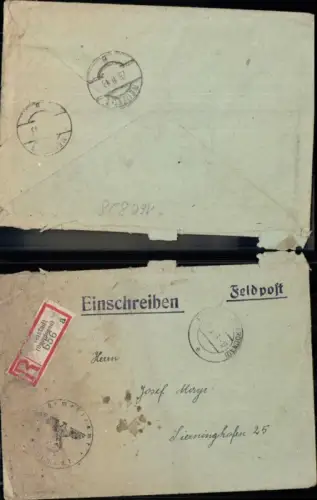 160828,Reco Einschreiben Freistadt Oberdonau 656 a n. Sierninghofen Reko