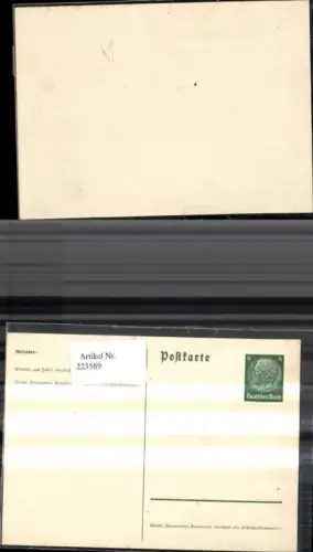 223589,Ganzsache Deutsches Reich 6