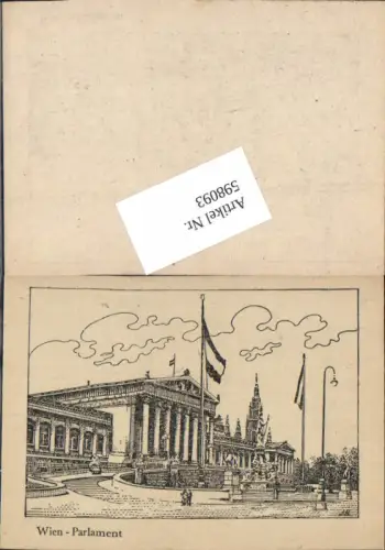 598093,Kärtchen Wien Parlament Ring