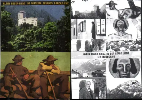 653888,Reklame Heft Lienz Albin Egger Museum Schloss Bruck