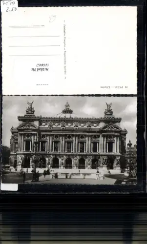 669867,Foto Ak Paris L Opera Oper Bauwerk France
