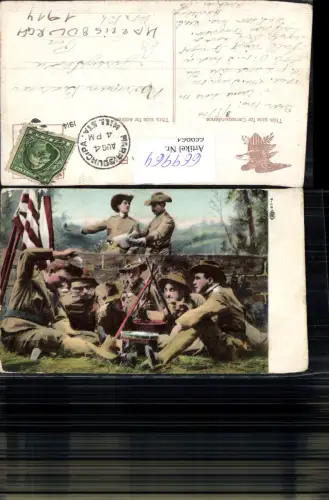 669964,US Soldaten Lagerfeuer Topf Essen USA Harrisburg Pennsylvania