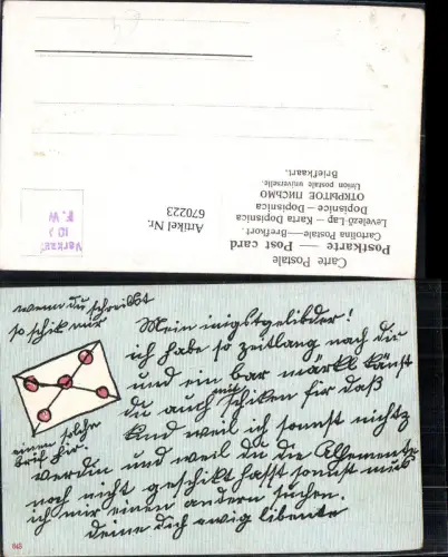 670223,Post Postwesen Karte Kuvert