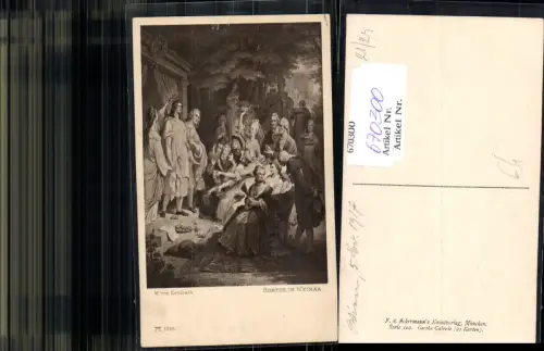 670300,Künstler Ak W. Kaulbach Geothe in Weimar